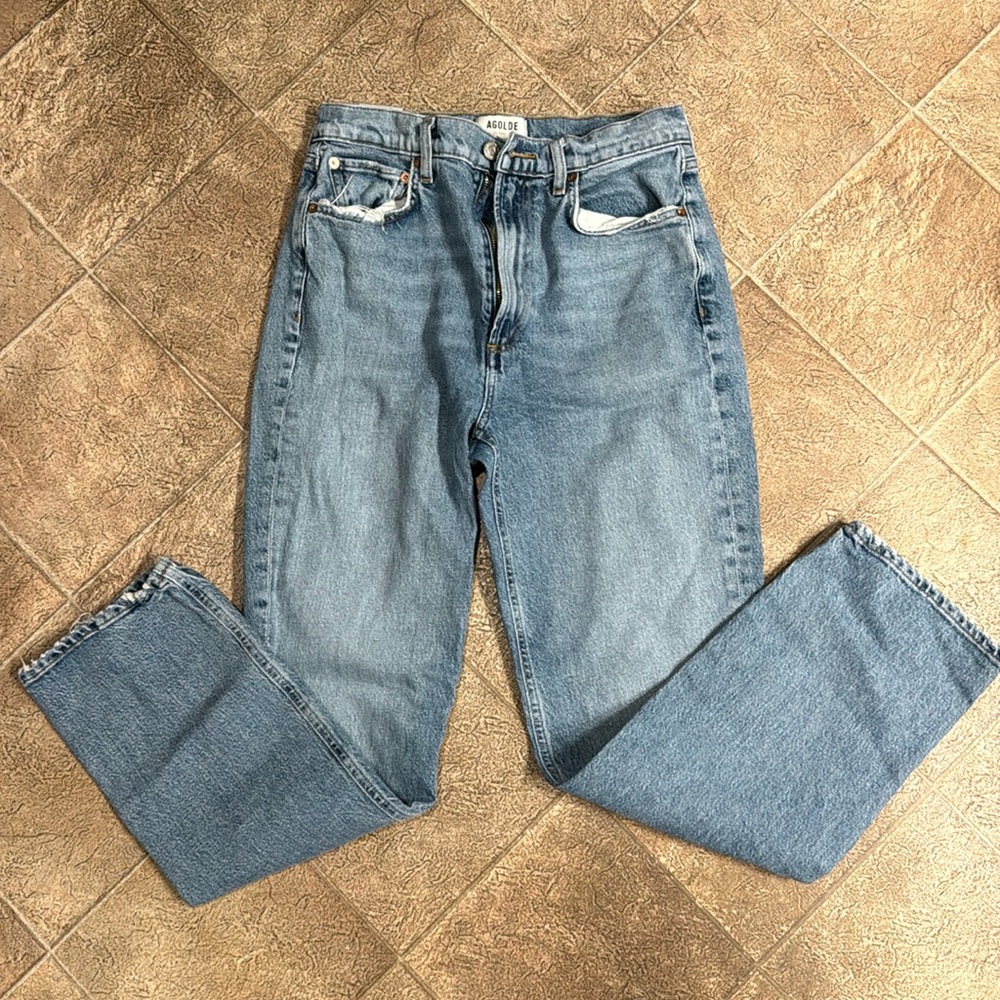 NOT FOR SALE!!!! 2 NEW PAIRS AGOLDE Stovepipe Jeans!!! 2 for price of 1!